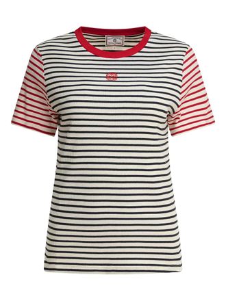 Ines De La Fressange striped ribbed top - Blue