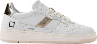 D.A.T.E. Court 2.0 Vintage Calf - Dames - Sneakers - Wit - 41 EU - Katoen - Schoenen