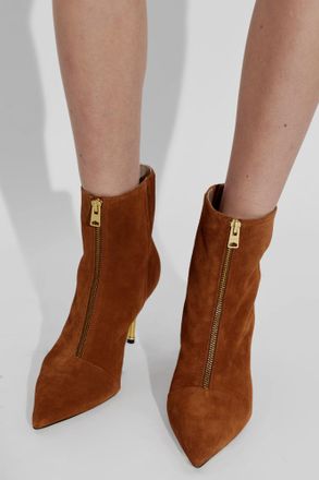 AllSaints Natasha Heeled Ankle Boots, Womens, Brown