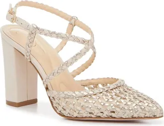 Jessica Simpson Womens Jessica Simpson Nalisi Sandals Gold Metallic Braided Strap HAWK1993