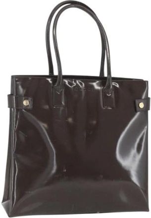 Gucci Pre-owned Tote Bags, female, Brown, Size: ONE SIZE Pre-owned Coated Canvas Tote Bag