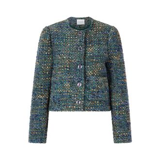 Rich & Royal Giacca Boucle Boxy - - Jackets - Donna - Multicolore - M