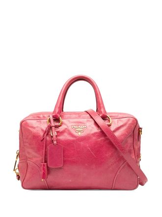 Prada Borsa a tracolla Vitello Shine Bauletto 2000-2012 - Rosa