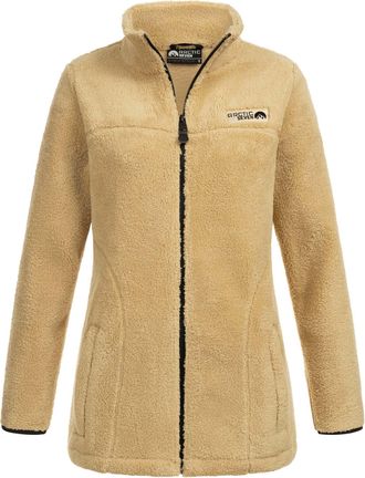 Arctic Seven Dames Sherpa Fleecejas - Warme Outdoorjas met Rits Pale Khaki