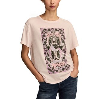 Lucky Brand Celestial Hamsa Cotton Graphic T-Shirt in Pale Lilac at Nordstrom Rack, Size Small
