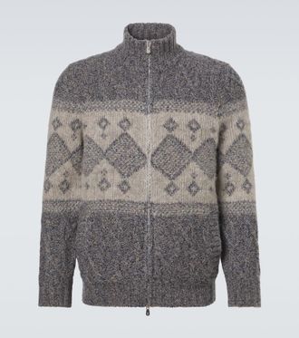 Brunello Cucinelli C&aacute;rdigan Fair Isle de lana, seda y cachemir