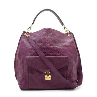Louis Vuitton Pre-owned Metis Hobo Bag - Dames - Pre-owned - Paars - Maat: ONE Size Leer