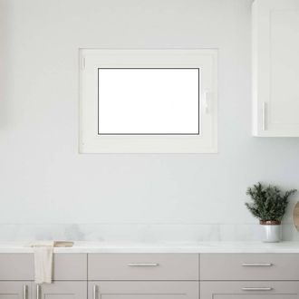 Berkfield Home Basement Window RISOR 80x70 cm Tilt&Turn DIN Left Anthracite