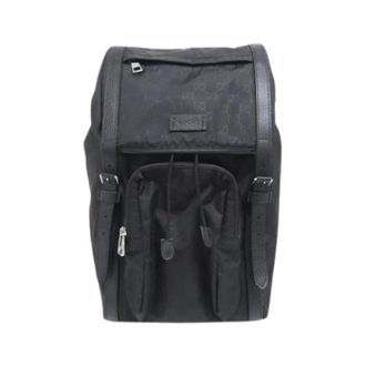 Gucci Pre-owned Backpacks, female, Black, Size: ONE SIZE Pre-owned Vintage Backpack