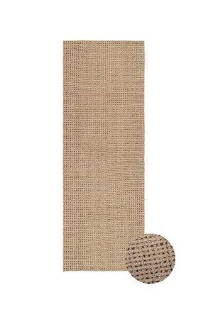 Lorena Canals Wool Runner Rug in Brown/natural/beige/sand at Nordstrom, Size Medium