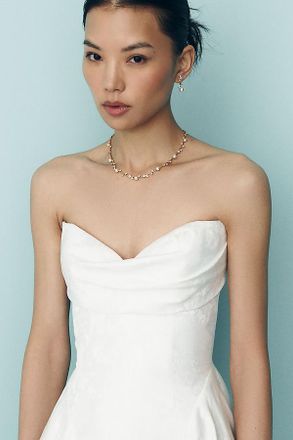 Nadri Babys Breath Vine Necklace