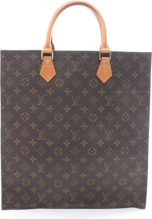 Louis Vuitton Brown Monogram Leather Tote Bag (Pre-Owned)