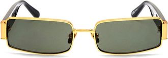 Linda Farrow KAIA LFL1532 C1 Mens Sunglasses Gold Size 56