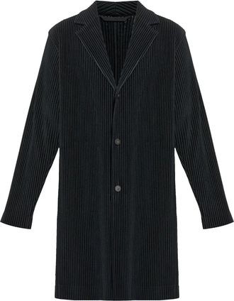 Homme Plissé Issey Miyake Cappotto plissettato - Nero