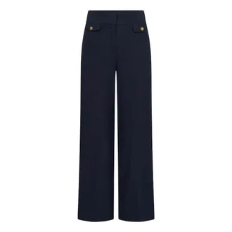 Seductive Dames, Broeken, Blauw, Maat: XL Viscose