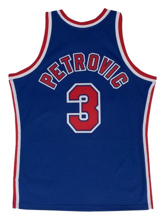 Mitchell & Ness Drazen Petrovic New Jersey Nets 1992-93 jersey - Blue