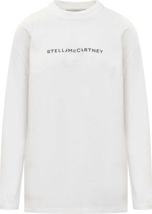 Stella McCartney T-shirt con logo - Bianco