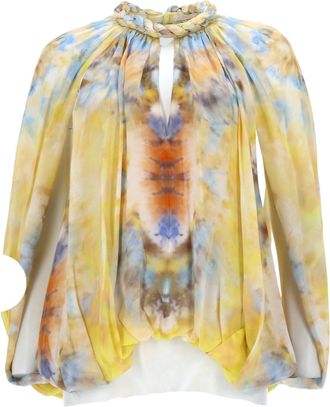 Zimmermann Alchemy Twist Billow Silk Blouse