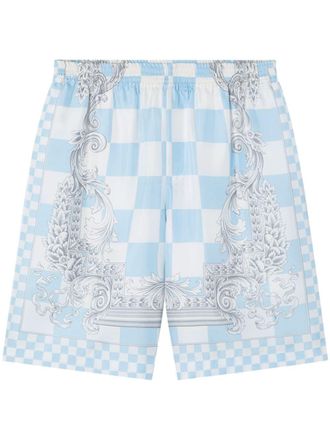 Versace Shorts Medusa Contrasto - Blu