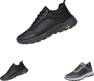 Generic Walking Shoes Mens Sports Shoes Lightweight Running Shoes Breathable Jogging Shoes Gym Fitness Shoes Non-Slip Indoor Shoes Breeze Trainers Sporty Leis