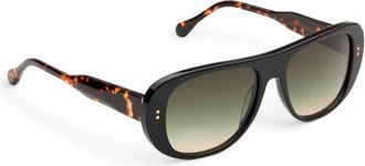 CLARIS VIROT Bicolor Zonnebril Zwart Zonbescherming - unisex - Zonnebrillen - Bruin - ONE Size - Accessoires