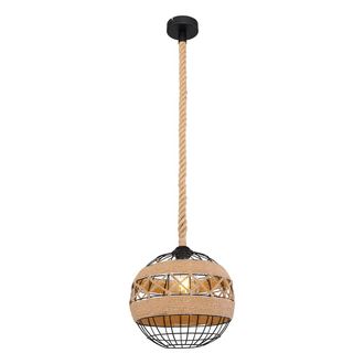 Globo Lighting L&aacute;mpara Colgante - Natural - Ulleu - Metal - &Oslash; 30cm - E27