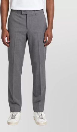 Pantaloni Torino virgin wool mid-rise straight-leg trousers