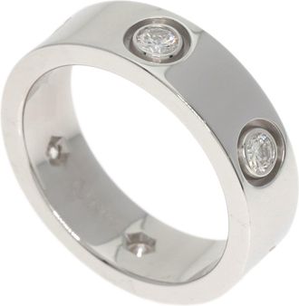 Cartier White Gold White Gold (18K) Band Ring (Pre-Owned)