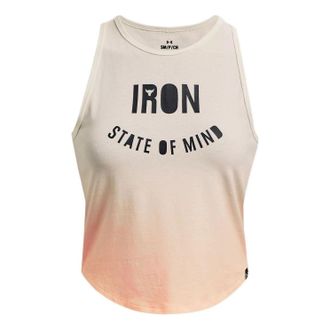Under Armour (WMNS) Under Armour Project Rock Fashion Cropped Tank Beige 1377450-130