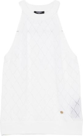 Balmain Mujer, Camisetas, Blanco, Talla: M