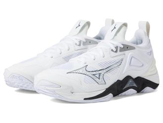 Mizuno Wave Momentum 3 Womens Volleyball Shoes White/Black : 10.5 B - Medium, Synthetic