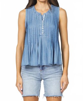 Dear John Denim Myron Tank Top In Carolina Blue