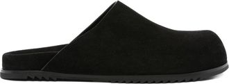 Rick Owens Granola Mules - Mens - Rubber/Calf Suede/Calf Leather