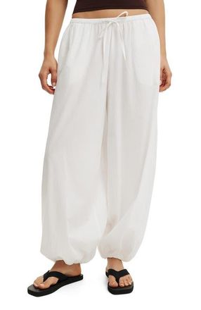 Cotton On Womens Rio Balloon Pant in White at Nordstrom, Size 6