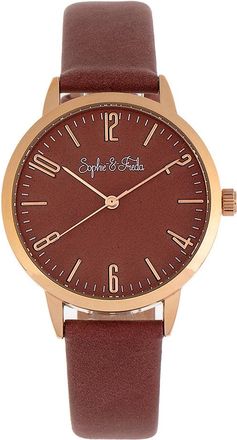 Sophie & Freda Vancouver Leather-Band Watch