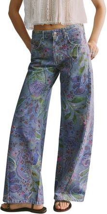 Free People Alter Ego Wide Leg Jeans in Dusk Combo at Nordstrom, Size 29