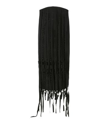 Ferragamo Strapless Tassel Dress