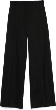 D.exterior Pantalone - Dames - Wijde Broeken - Zwart - M - Broeken