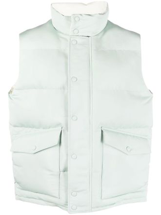 Alexander McQueen Gilet con stampa - Verde