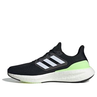 adidas PureBoost 23 Wide Black Green Spark IF9657