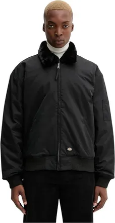 Dickies Heren, Jassen, Zwart, Maat: XL Leer