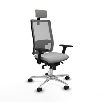 Piqueras y Crespo Piqueras-y-crespo Modelo Elegante Silla De Oficina Gris Claro
