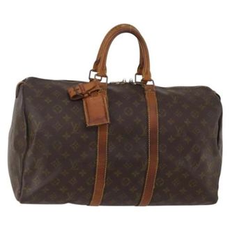 Louis Vuitton Pre-owned Keepall 45 Boston Bag - unisex - Louis Vuitton Vintage - Vintage Weekend Bags - Brown - ONE SIZE - Pre-owned