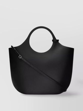 Courr&egrave;ges tr&egrave;s courr&egrave;ges large leather tote bag
