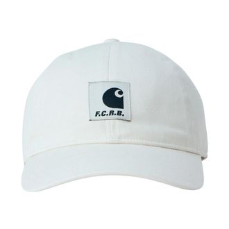 Carhartt Work in Progress Logo Patch Baseball Cap - Heren - Petten - Wit - ONE Size - Katoen - Accessoires