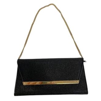 Jimmy Choo London Pre-owned Clutches, female, Black, Size: ONE SIZE Pre-owned Shoulder Bag