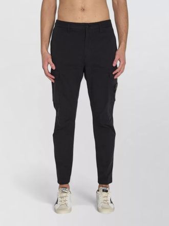 Stone Island mid-rise straight-leg cargo trousers