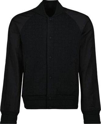 Givenchy Jassen, Heren, Zwart, M, Wol, Varsity Jack Lente-Zomer 2025