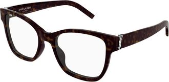 Saint Laurent Glasses, female, Brown, Size: 52 MM Eyeglasses