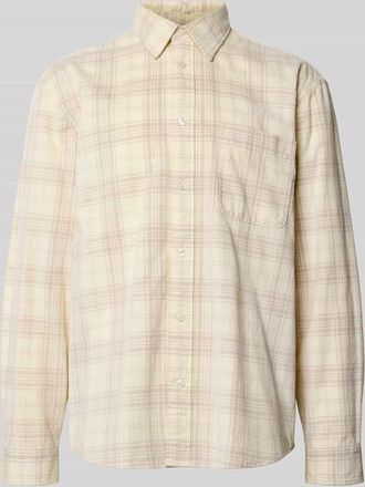 Selected Regular Fit Freizeithemd aus reiner Baumwolle in Offwhite, Größe XXL